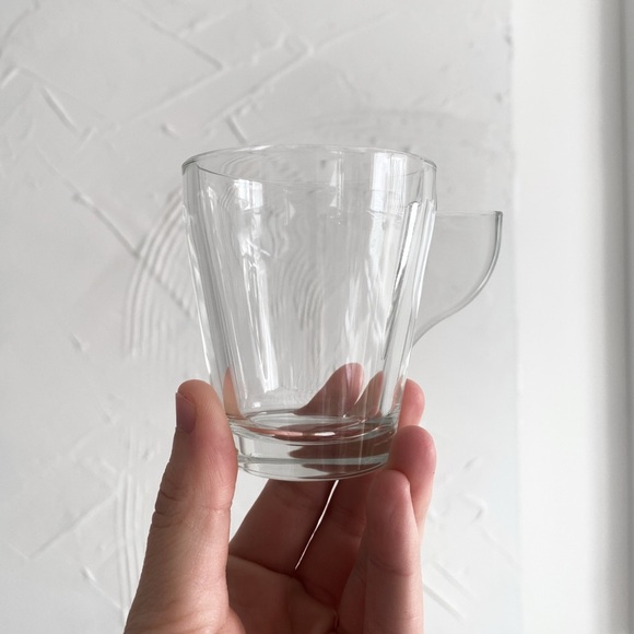 1970’s MCM Glass Espresso Cups, Set of 5 - Picture 2 of 7